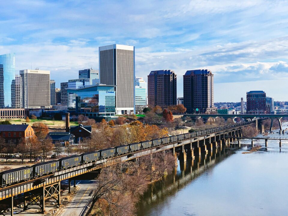 Richmond Virginia skyline for an article about outplacement strategy