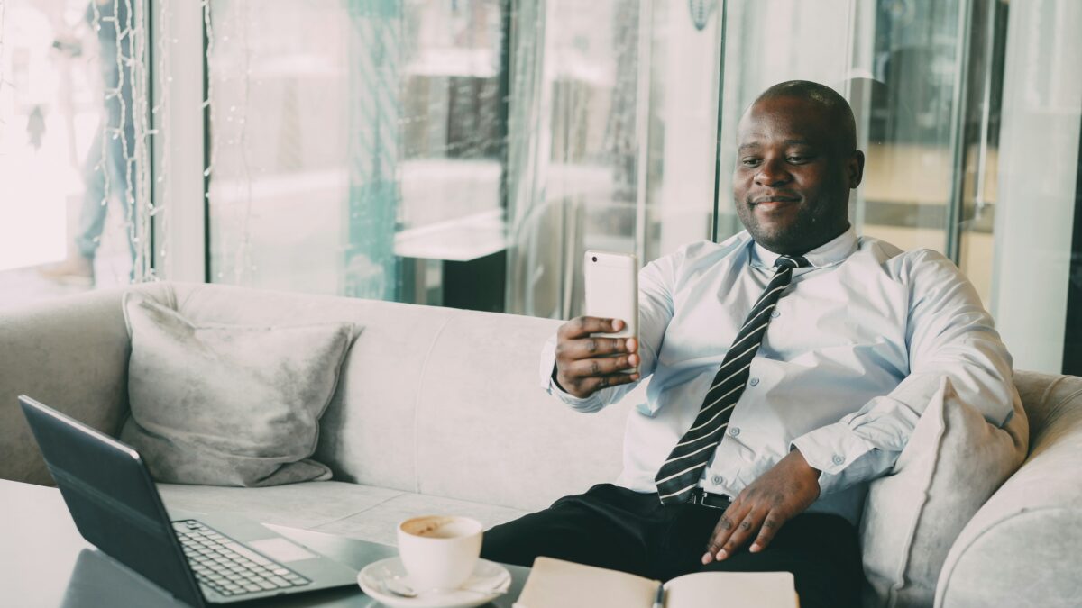 frustrated job seeker checking phone after being ghosted following a job interview